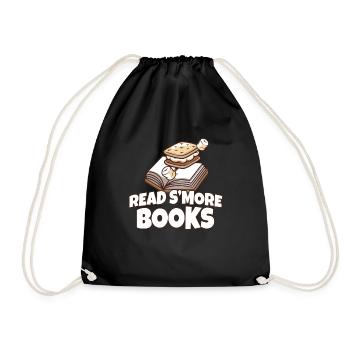 Read Smore Books Reading Squad Summer Camp - Drawstring Bag - black - Front