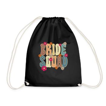 Groovy Bride Bachelorette Bridal Shower - Sac de sport léger - noir - Devant