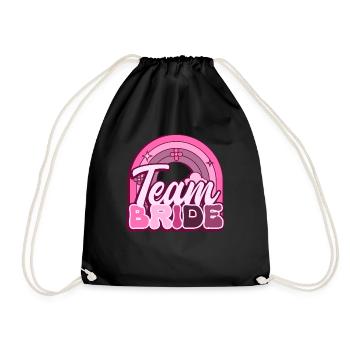 Groovy Bride Bachelorette Bridal Shower - Sac de sport léger - noir - Devant