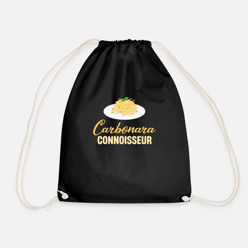Carbonara Connaisseur Italiano Macaroni au fromage - Sac de sport léger - noir