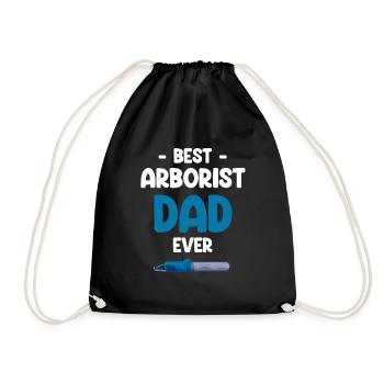 Le meilleur papa arboriste de tous les temps - Sac de sport léger - noir - Devant