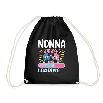 Nonna 2024 Loading Oma 2024 - Turnbeutel - Schwarz - Vorne
