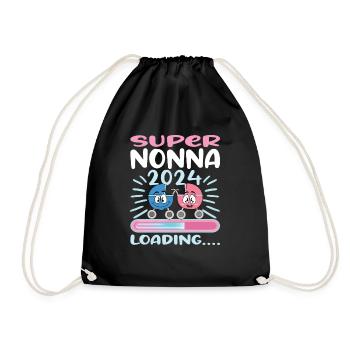 Nonna 2024 Loading Oma 2024 - Turnbeutel - Schwarz - Vorne