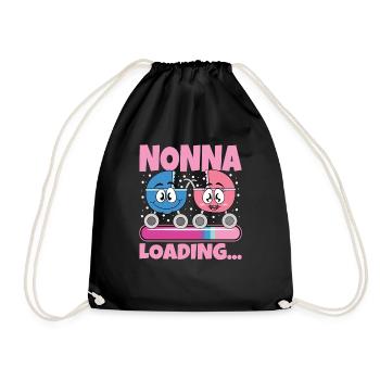 Nonna 2024 Loading Oma 2024 - Turnbeutel - Schwarz - Vorne