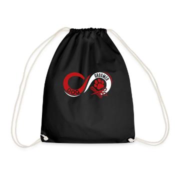 Dog Groomer Love Dog Groomer Infinity - Drawstring Bag - black - Front