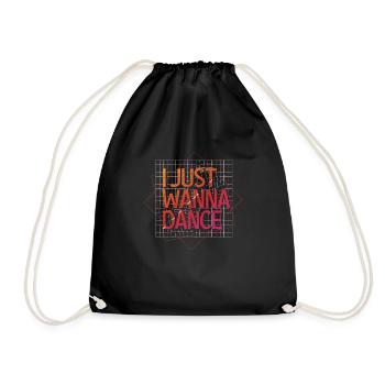 Je veux juste danser les amateurs de danse - Sac de sport léger - noir - Devant