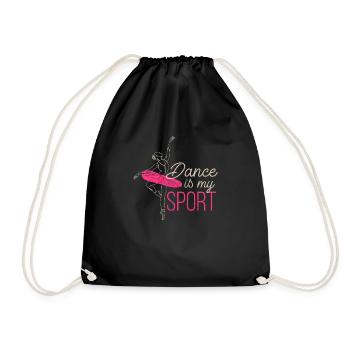La danse est mon sport Fille professeur de danse Professeur - Sac de sport léger - noir - Devant