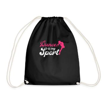 Tanzen ist mein Sport Mädchen tanzen Lehrer Lehrer - Turnbeutel - Schwarz - Vorne