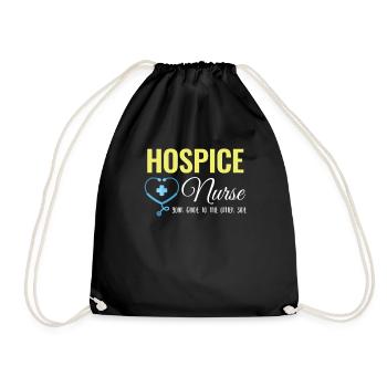 Hospice Nurse Your Guide to the Other - Drawstring Bag - black - Front