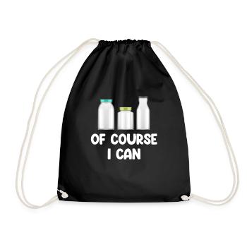 Bien sûr, je peux conserver la saison des conserves - Sac de sport léger - noir - Devant