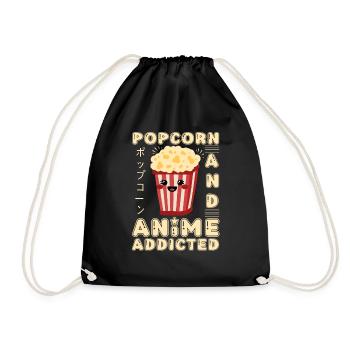 Cute Japanese Manga Women Girls Gift Otaku Kawaii - Turnbeutel - Schwarz - Vorne
