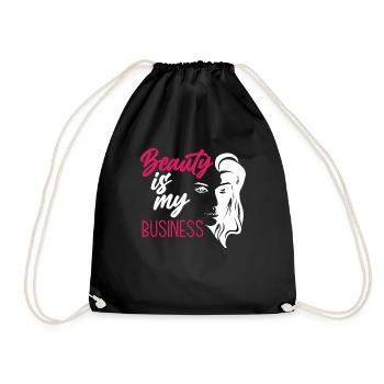 Lustiges Make Up Artist Maskenbildner Geschenk - Turnbeutel - Schwarz - Vorne