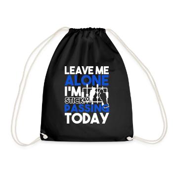 Foosball I'm Stick Passing Foosball Today - Drawstring Bag - black - Front