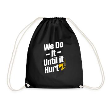 We'll do it until it's Hertz. Jollier - Drawstring Bag - black - Front