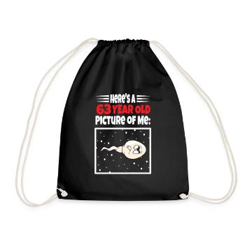 Sperme Voici une vieille photo de moi - Sac de sport léger - noir - Devant