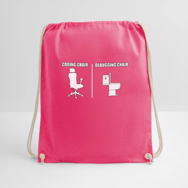 Cool code computer scientist outfit for programmer Drawstring Bag