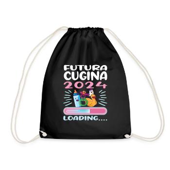 Devenez cousin Cousin 2024 - Sac de sport léger - noir - Devant