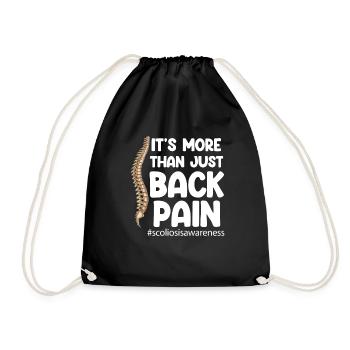 C’est plus qu’une simple scoliose dorsale - Sac de sport léger - noir - Devant