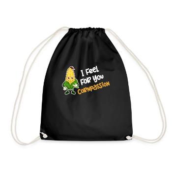 Je ressens avec toi la passion du maïs - Sac de sport léger - noir - Devant