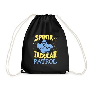 Paranormal Ghost Hunter Spook-Tacular patrouille cadeau - Sac de sport léger - noir - Devant