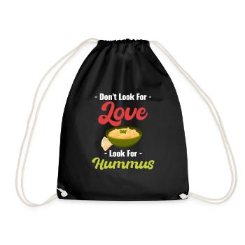 Don't look for love, look for - Drawstring Bag - black - Front