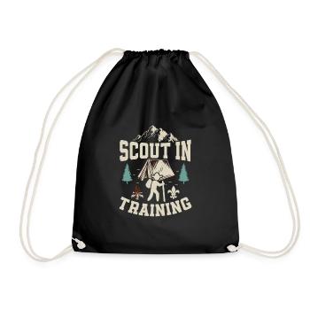 Scout Journey Begins: In Training Tee - Turnbeutel - Schwarz - Vorne