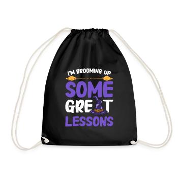 Cadeaux d’Halloween drôle de professeur - Sac de sport léger - noir - Devant
