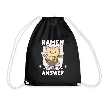 drôle sushi fan sushi lover kawaii nigiri - Sac de sport léger - noir - Devant