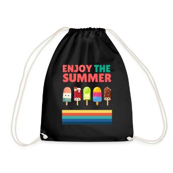 L’heure de la glace - Sac de sport léger - noir - Devant