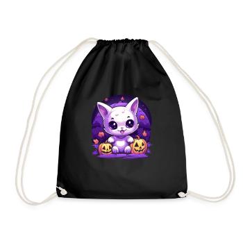 Costume d'Halloween pour chat Kawaii pour les - Sac de sport léger - noir - Devant