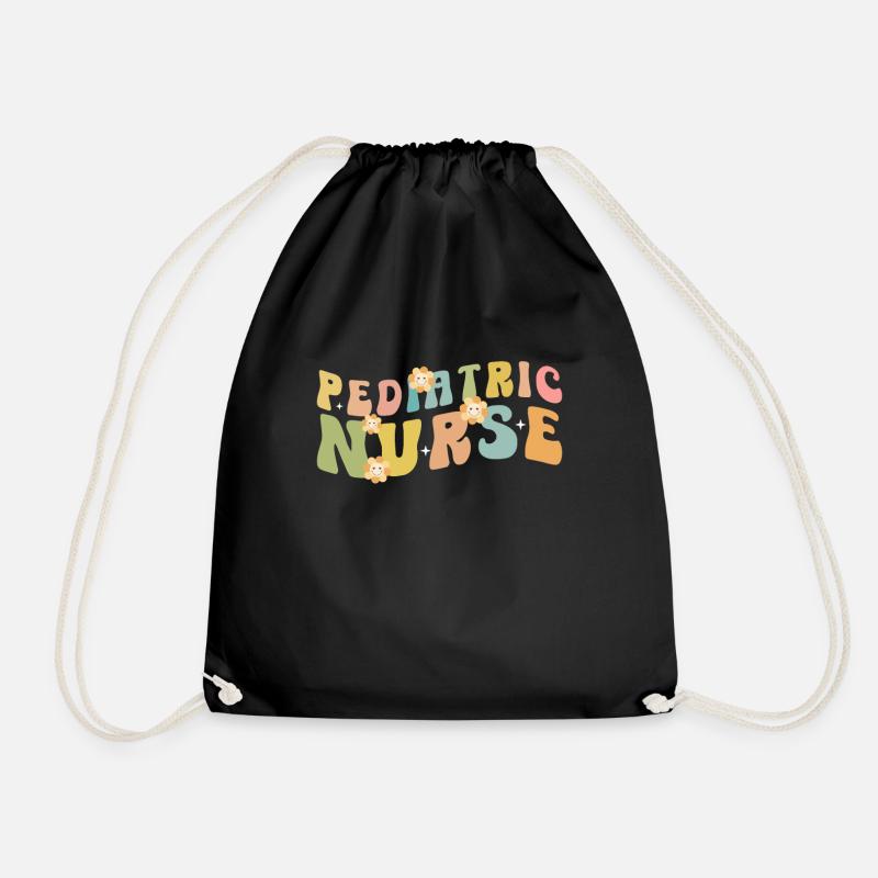 Kinderkrankenschwester Picu Peds - Turnbeutel - Schwarz