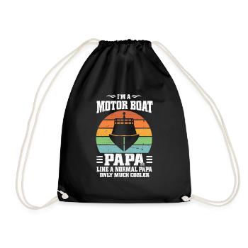 Bateau à moteur - Capitaine Bateau à moteur du lac Boater - Sac de sport léger - noir - Devant