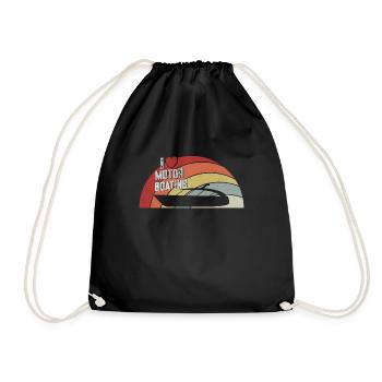 Bateau à moteur - Capitaine Bateau à moteur du lac Boater - Sac de sport léger - noir - Devant