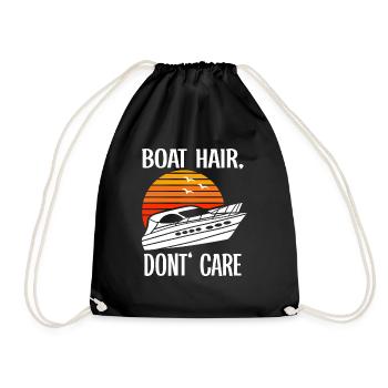 Bateau à moteur - Capitaine Bateau à moteur du lac Boater - Sac de sport léger - noir - Devant