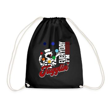Juggling Everyday I'm Juggling - Drawstring Bag - black - Front