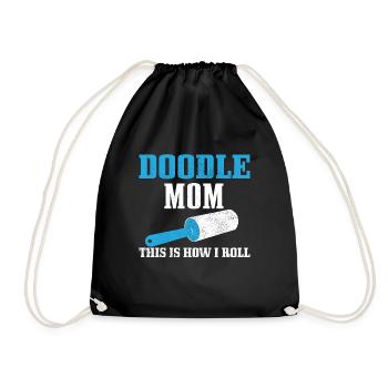 Goldendoodle Dog The Dood Gift - Drawstring Bag - black - Front