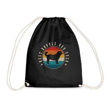 Goldendoodle Dog The Dood Gift - Drawstring Bag - black - Front