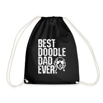 Goldendoodle Dog The Dood Gift - Drawstring Bag - black - Front