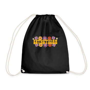 Esthéticienne, Soins de la peau, Thérapeute de la peau - Sac de sport léger - noir - Devant