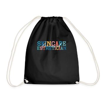Esthéticienne, Soins de la peau, Thérapeute de la peau - Sac de sport léger - noir - Devant