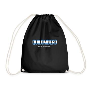 Argentinien Argentinische Flagge Männer Damen Camisa - Turnbeutel - Schwarz - Vorne