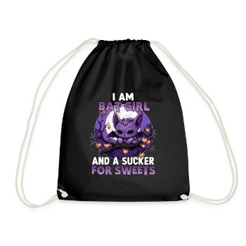 Halloween Costume Bat Girl Cosplay Kawaii - Sac de sport léger - noir - Devant
