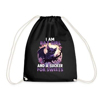 Halloween Costume Bat Girl Cosplay Kawaii - Sac de sport léger - noir - Devant
