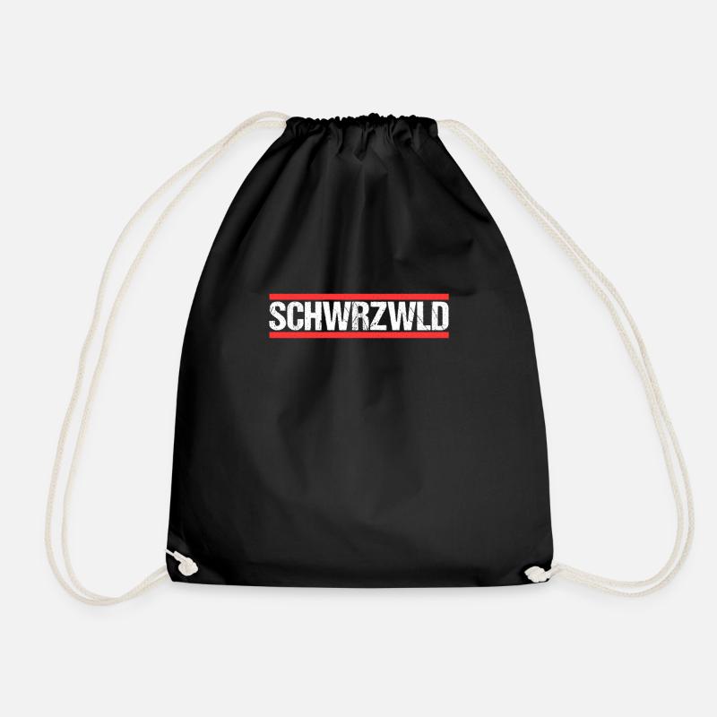 Schwarzwald - Turnbeutel - Schwarz