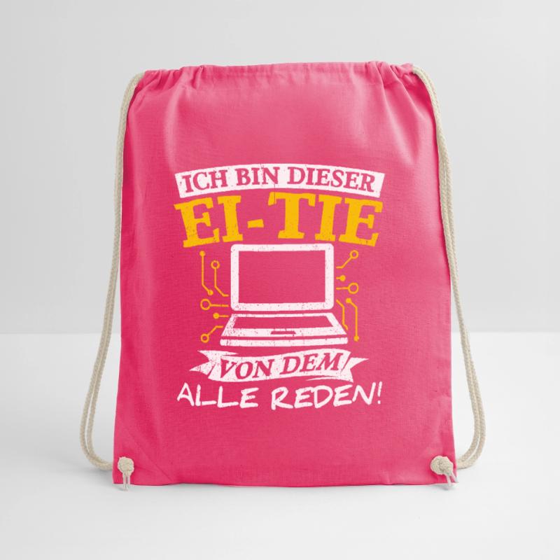 IT Computer PC Beruf Abreit Computer Fan Spruch IT Turnbeutel