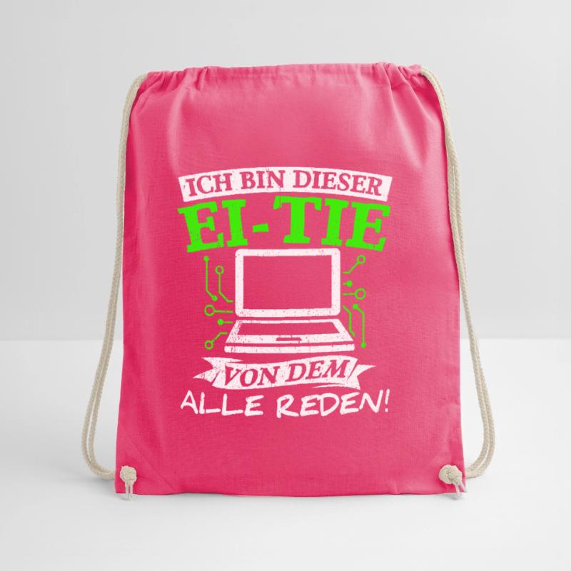 IT Computer PC Beruf Abreit Computer Fan Spruch IT Turnbeutel