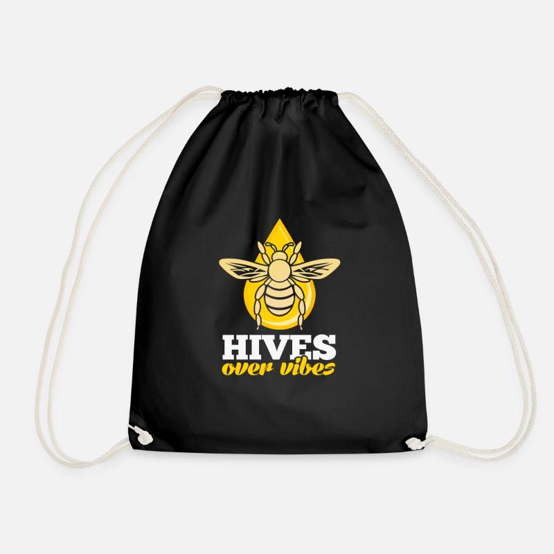 HIves over Vibes - Turnbeutel - Schwarz