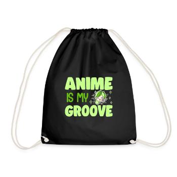 Cute Japanese Manga Women Girls Gift Otaku Kawaii - Turnbeutel - Schwarz - Vorne