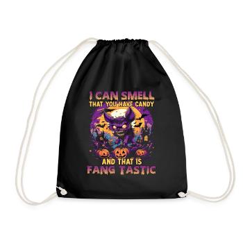 Costume de loup-garou kawaii Costume de fête d’Halloween - Sac de sport léger - noir - Devant