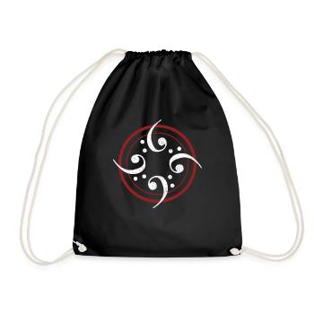 Bassist Bass Gitarre Lustiges Geschenk - Turnbeutel - Schwarz - Vorne